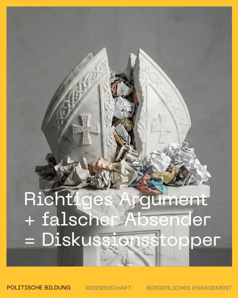 Mitra mit Papiermüll